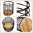 Matte Black Cookware Rack