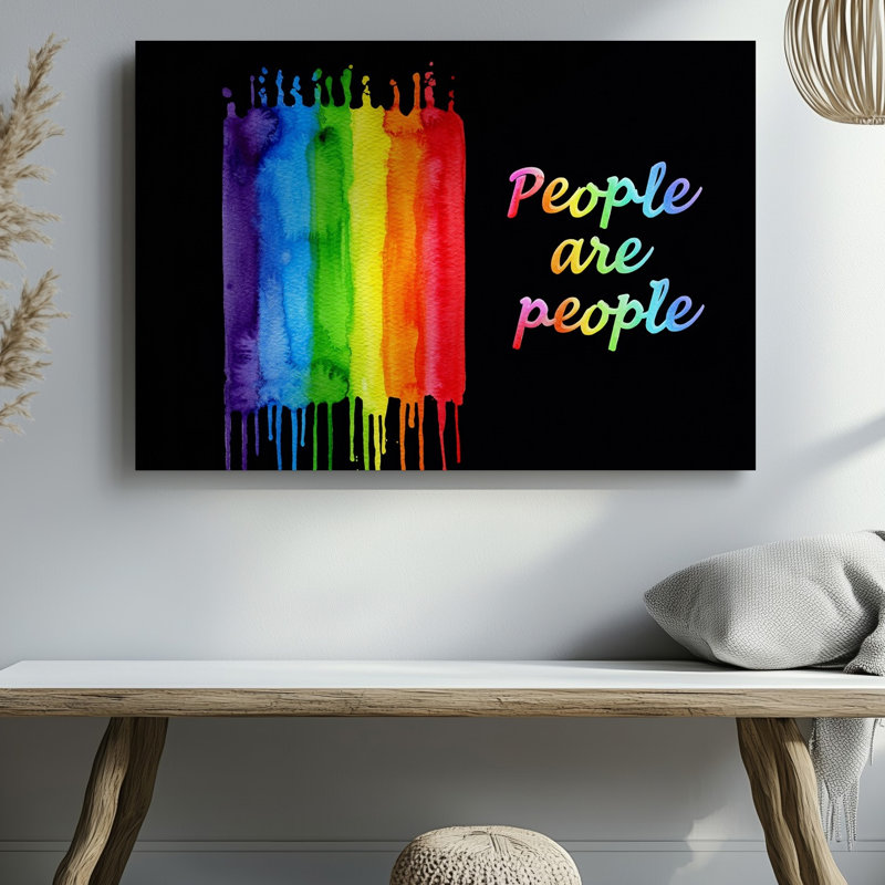 Toile, création d'une œuvre d'art abstraite mettant en vedette une éclaboussure verticale vibrante d'art mural aux couleurs de l'arc-en-ciel