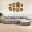 3+1 Seater Chenille Sofa-1364796131