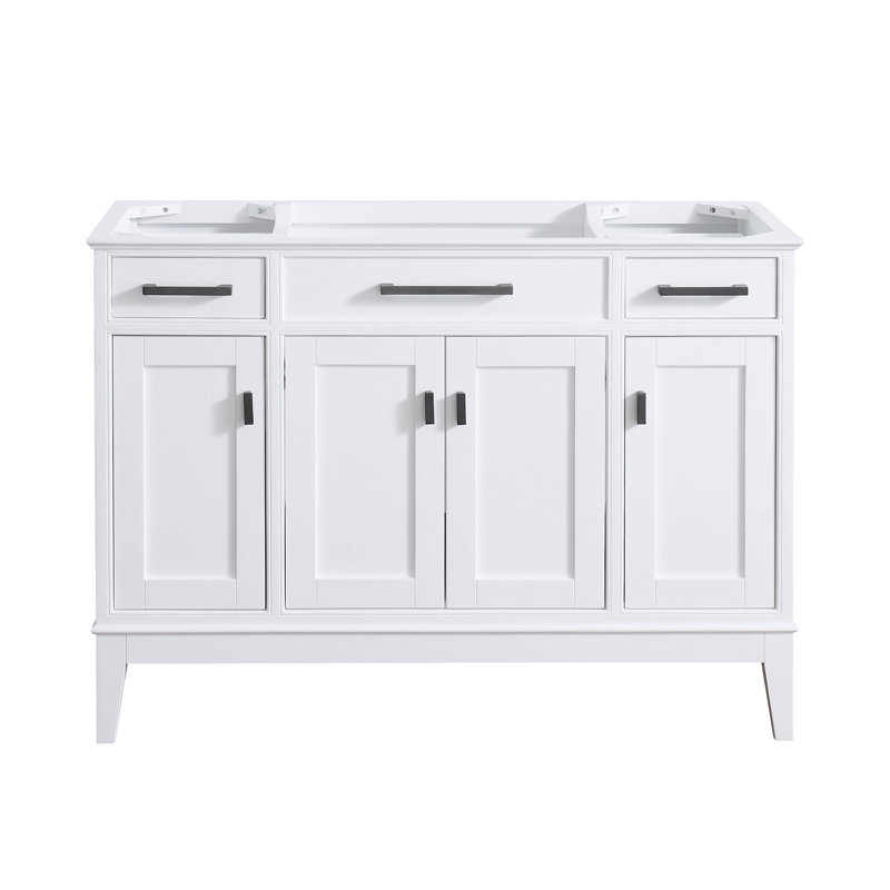 Madison 48'' W Single Bathroom Vanity Base, White