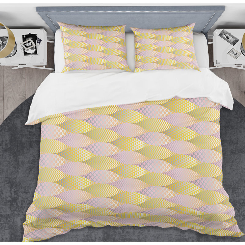 Ensemble de housse de couette al Fish Mid-Century, Housse de couette très grand et 2 taies