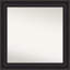 Miroir d'appoint mural en plastique noir-1053379162