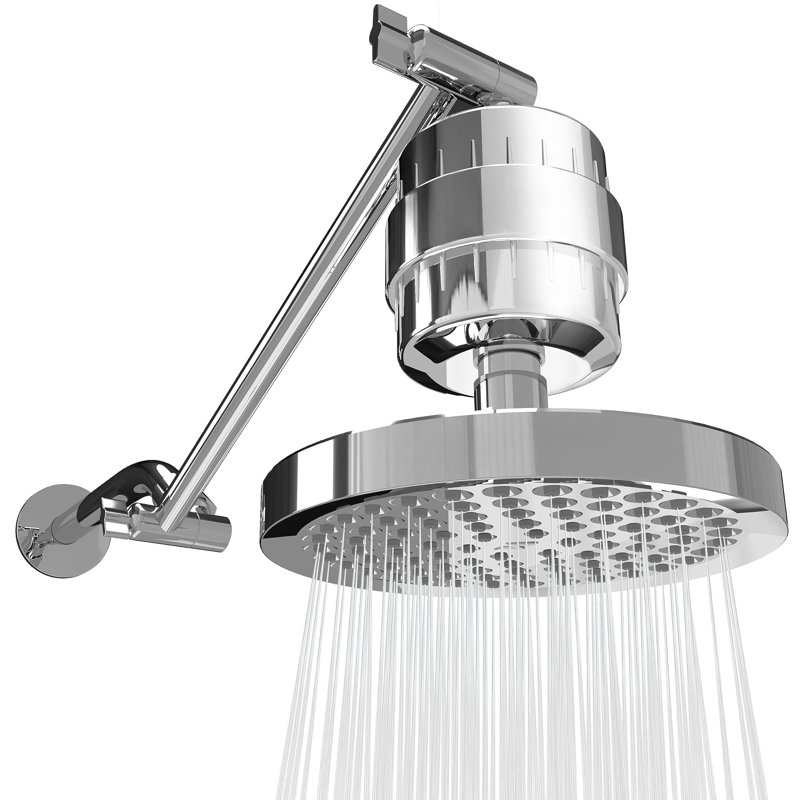 High Pressure Rain Shower Head  (Chrome), Round, Chrome