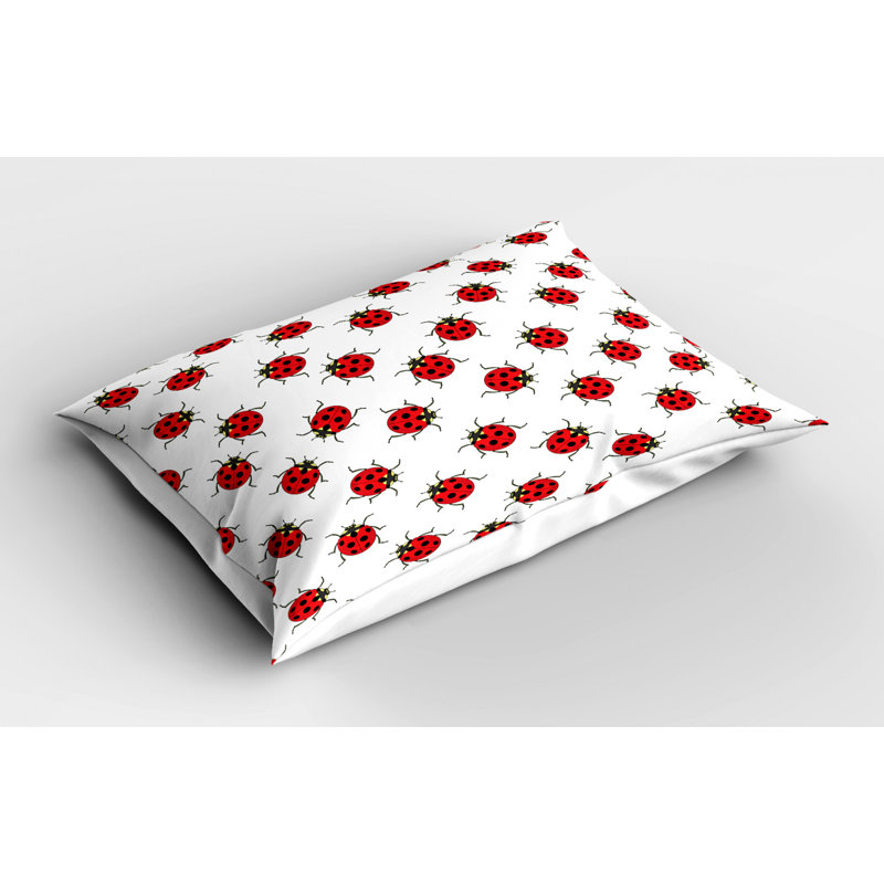 Ladybug Polyester Sham Set, King