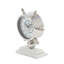 Coastal Analogue Tabletop Clock in Silver-796321750