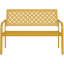 Banc de jardin en acier Roselynne-1883338652