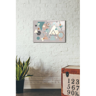 «Abstract Geo I Gray» par Véronique Charron