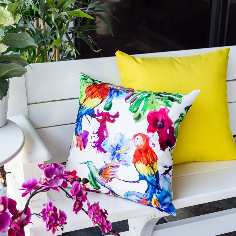 Tropical Parrot  Pillow