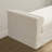 Modern Chenille Upholstered Slipcovered Bench With Two Pillows-1943478588