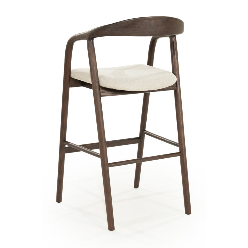 Rayven Barstool High, Walnut, Bar Stool (30" Seat Height)