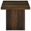 Table de bout en pin foncé