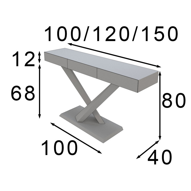 Imperium Console R14-100, 32" H x 60" W x 20" D
