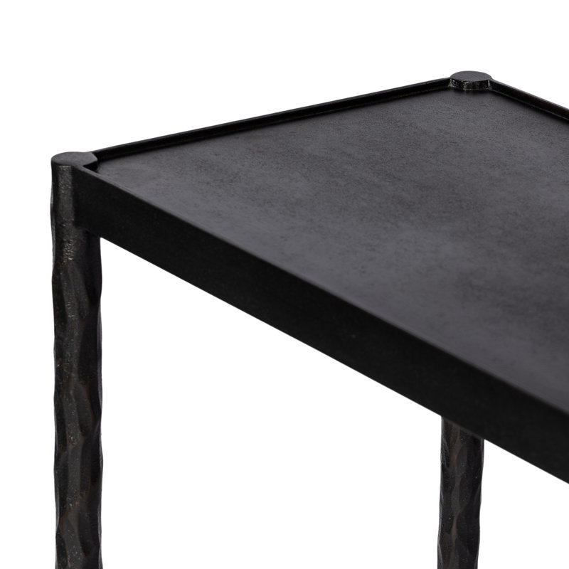 Jade Console Table-Hammered Bronze