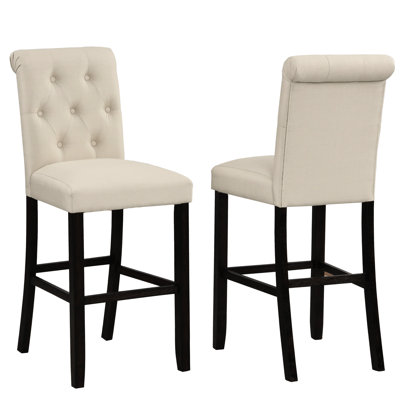 Bois massif, brun clair, l 12,5 po, H 19 po x P 45 po, assise rembourrée, H 16,5 po