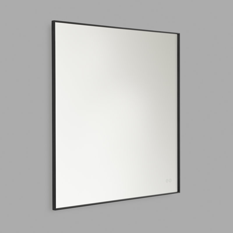 Cadre Square Mirror 36x36 from Generation Lighting , Midnight Black, 36" x 36"