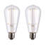 2W E27 ES ST64 Pear LED Dimmable Bulb - 230lm 2200K Warm White