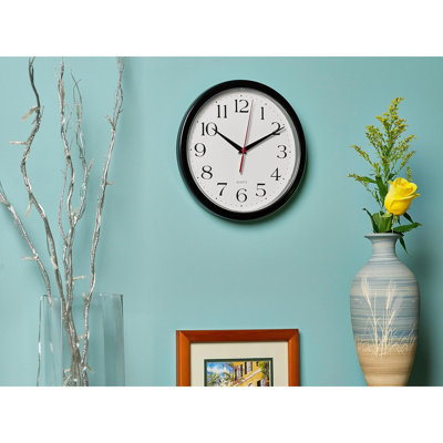 Wall Clock Silent Non Ticking Quality Quartz Battery Operated Round Easy To Read Home/Office/Kitchen/Classroom/School Clock Sweep Movement