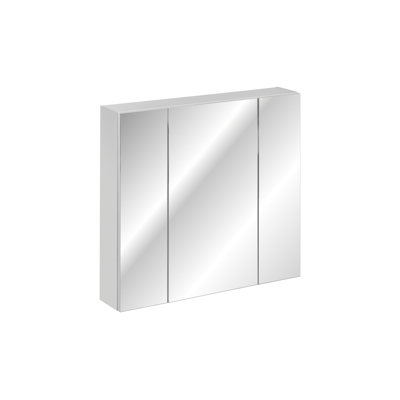 Dineisha Surface Mirrored Bathroom Cabinets with Mirror and 6