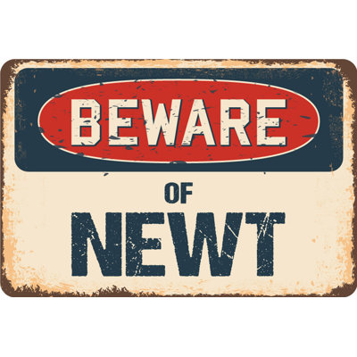 «Beware of Newt Sign»