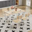 Ensemble de table de salle à manger 5 pièces, table de salle à manger avec cadre en métal et panneau de fibres à densité moyenne, ensemble de table de cuisine et chaises de 43 po pour 4-1162489226