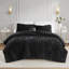 Ensemble d'édredon côtelé en fausse fourrure Ultrasoft-116452458-120251909