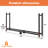Josziah 96'' W Enamel Coated Steel Log Rack
