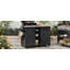 Îlot de cuisine 78,3 "avec table de barbecue pliable-363102192
