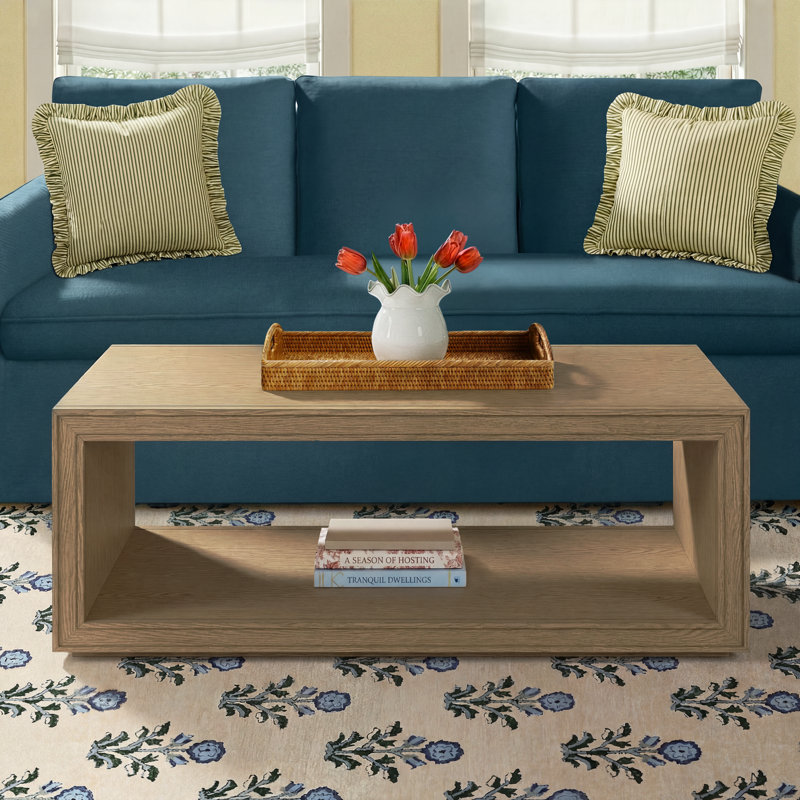 Southampton Solid Wood Top Coffee Table, Oak Wood