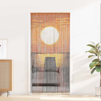 Rideau de porte multicolore vidaXL 78,74 x 39,37 po vidaXL