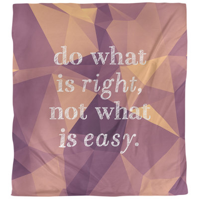 Housse de couette simple do what is right quote