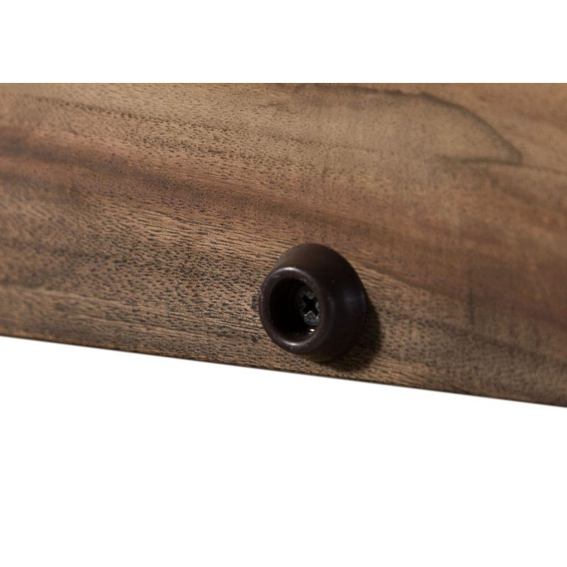Nature Sheesham Solid Wood Floating Shelf, 20cm H x 110cm W x 25cm D