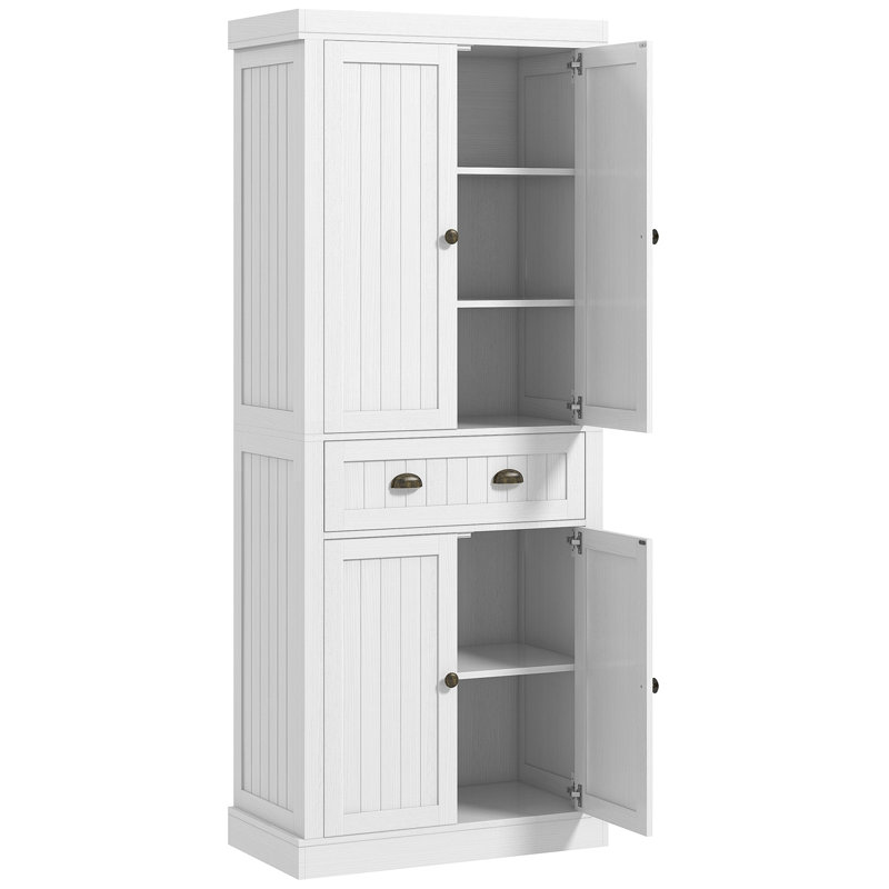 Armoire garde-manger de style campagnard, Blanc