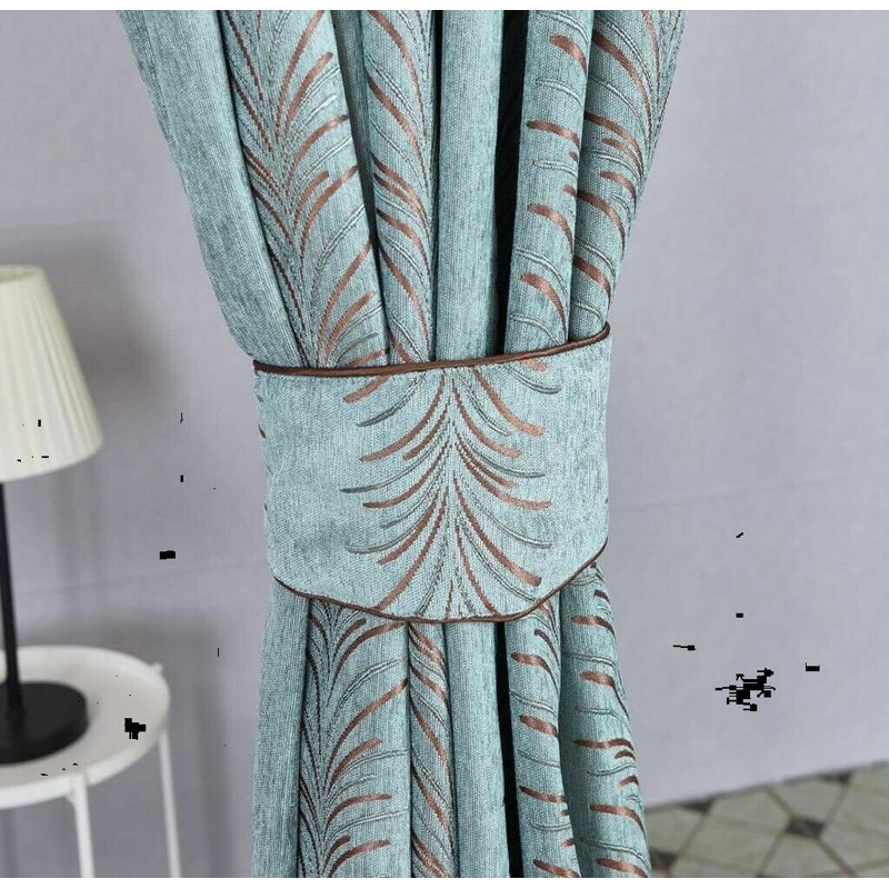 Ancalin Semi Sheer Curtain Pair, Sage, 228cm Width x 228cm Drop