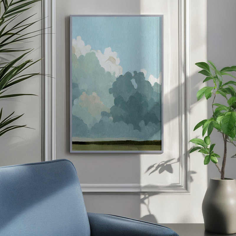 Tranquil Overgrowth II, Open Corner Framed, Opaque White, 21" H x 17" W
