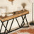 Farmhouse Console Table Sofa Table Wood Entryway Table-1670972591