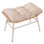 Repose-pieds en osier avec coussin Sunbrella® Annamarja-127876769