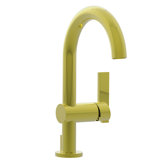 Priya Single Hole Bathroom Faucet with Drain Assembly