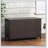 BLAKE WICKER CUSHION BOX WITH Wheels, BENCH