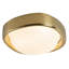 Pebble 8-in Silver dimmable LED Flush Mount-1996249225