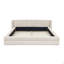 Structure de lit tapissier grand format avec tissu épais, lit plateforme grand format en chenille avec tête de lit et structure solide-1332351388-1332351387