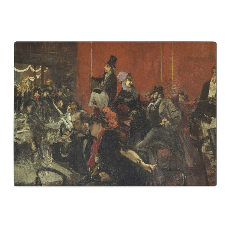 Feast Scene by Giovanni Boldini Chopping Board, 20cm W x 28.5cm L