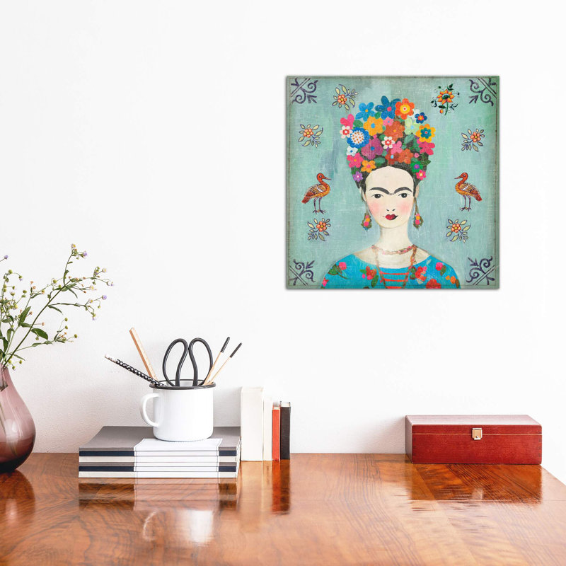 Farida by Aimee Wilson - Floater Frame Painting on Canvas, No Framed, 30.48 cm H x 30.48 cm W