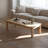 Burlywood Solid Wood Rectangular Coffee Table-1542644695-1542644694