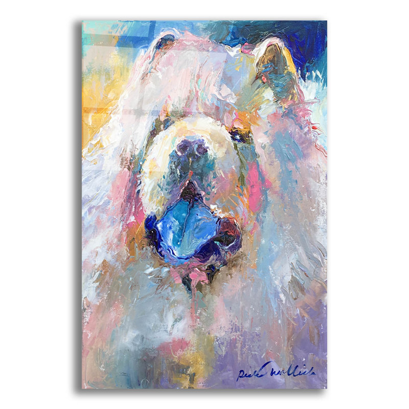 "Art Chow" par Richard Wallich, H 24 po x l 16 po x P 0,2 po