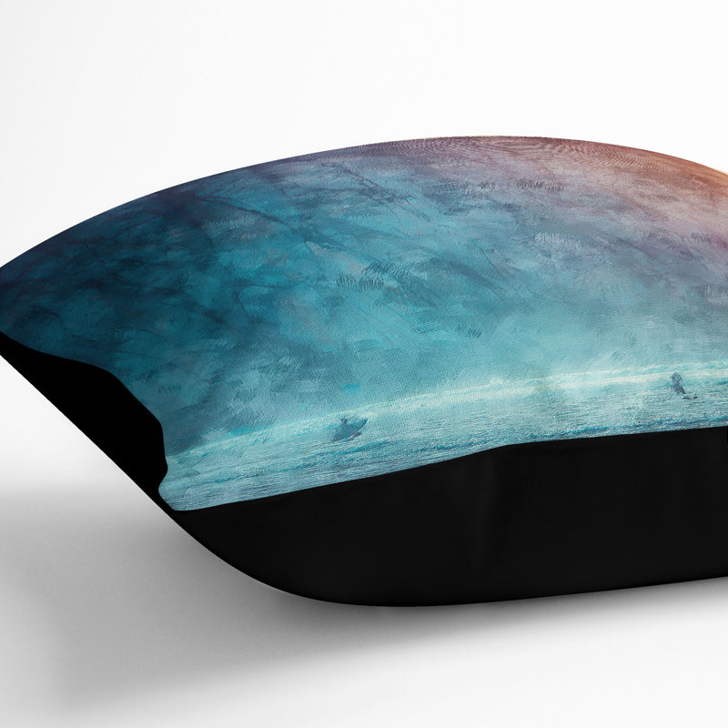 Square Cushion, 40cm H x 40cm W x 15cm D, Black