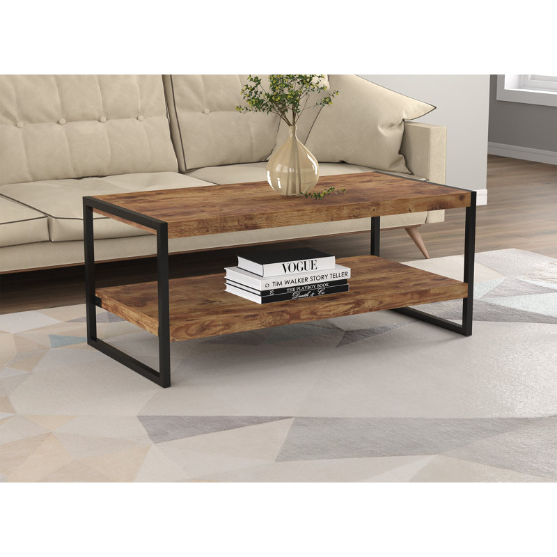 Isidora Coffee Table, Brown Reclaimed Wood