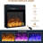Begoa 69.69'' W Natural Wood Electric Fireplace