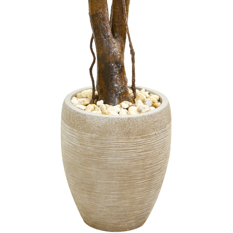 Topiaire de buis artificiel en pot
