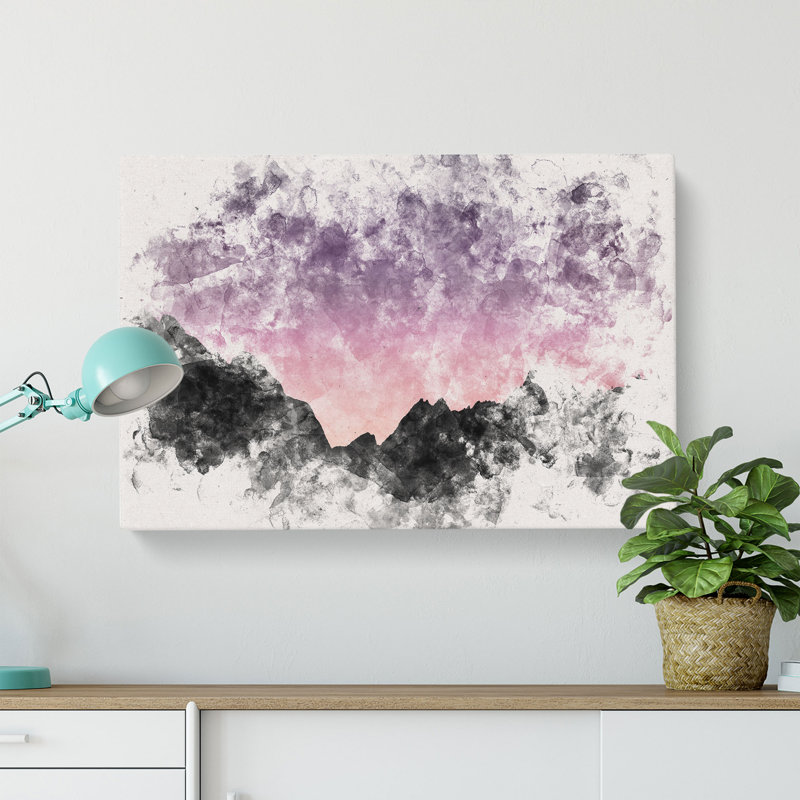 Pink Sky at Night - Wrapped Canvas, 50cm H x 76cm W x 3cm D