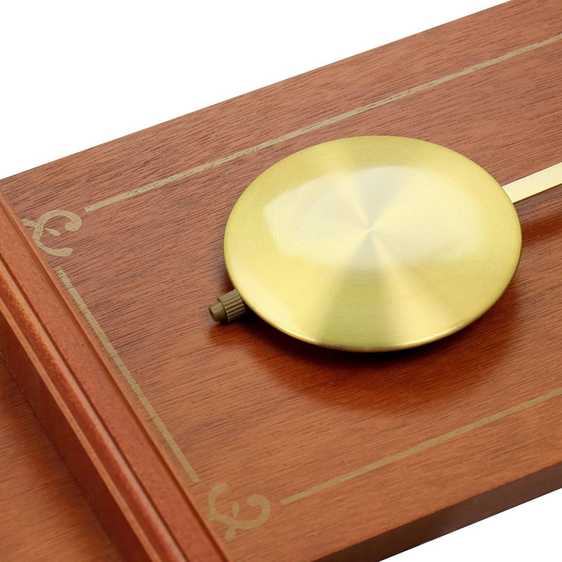 Solid + Manufactured Wood Wall Clock